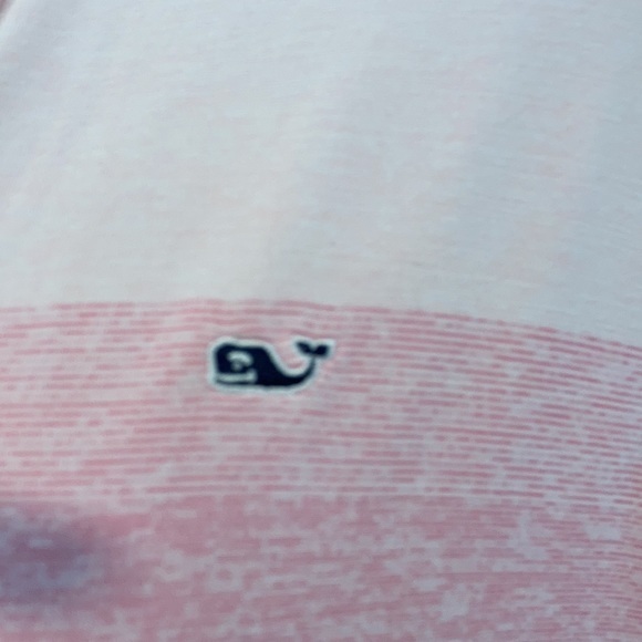 Vineyard Vines Pink Performance V-Neck Top Small - Picture 5 of 9